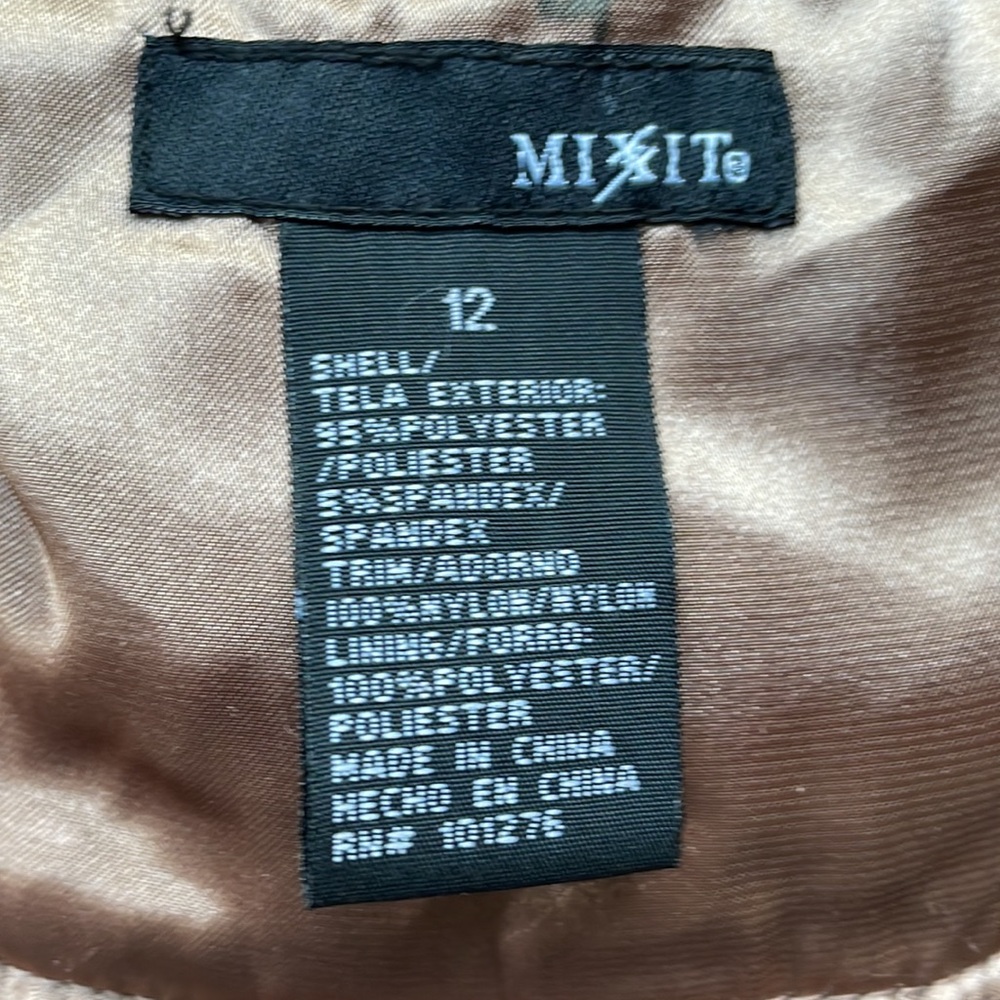 MIXIT velvet dress - Picture 9 of 10